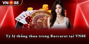 Tỷ lệ thắng thua trong Baccarat tại VN88